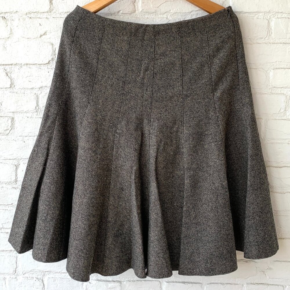 MICHAEL Michael Kors FlaredTweed Wool Skirt Size 8